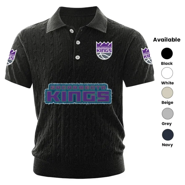 Sacramento Kings Men’s Polo Shirt Knitted 2027 Limited