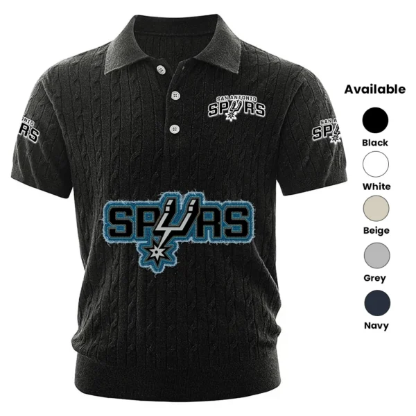 San Antonio Spurs Men’s Polo Shirt Knitted 2027 Limited