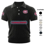 Montreal Canadiens Men’s Knitted Short Sleeve Polo Shirt