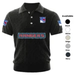 New York Rangers Men’s Knitted Short Sleeve Polo Shirt