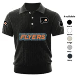 Philadelphia Flyers Men’s Knitted Short Sleeve Polo Shirt
