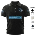 Utah Hockey Club Men’s Knitted Short Sleeve Polo Shirt