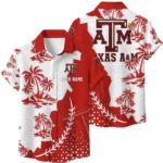 Texas A&M Aggies Hawaiian Shirt Premium Lightweight Waffle Knit Personalize Name