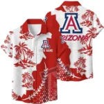 Arizona Wildcats Hawaiian Shirt Premium Lightweight Waffle Knit Personalize Name