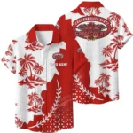 Jacksonville State Gamecocks Hawaiian Shirt Premium Lightweight Waffle Knit Personalize Name