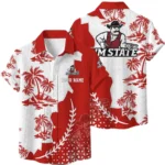 New Mexico State Aggies Hawaiian Shirt Premium Lightweight Waffle Knit Personalize Name