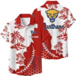 Pittsburgh Panthers Hawaiian Shirt Premium Lightweight Waffle Knit Personalize Name