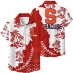 Syracuse Orange Hawaiian Shirt Premium Lightweight Waffle Knit Personalize Name