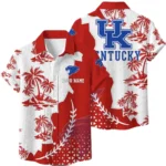 Kentucky Wildcats Hawaiian Shirt Premium Lightweight Waffle Knit Personalize Name