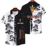 Arizona State Sun Devils Hawaiian Shirt Premium Lightweight Waffle Knit Customize Name