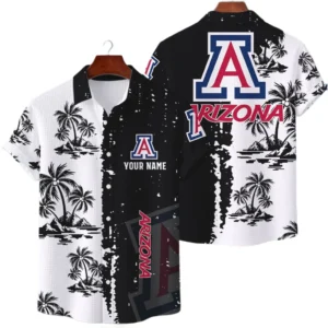 Arizona Wildcats Hawaiian Shirt Premium Lightweight Waffle Knit Customize Name