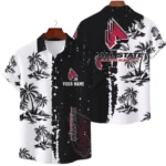 Ball State Cardinals Hawaiian Shirt Premium Lightweight Waffle Knit Customize Name