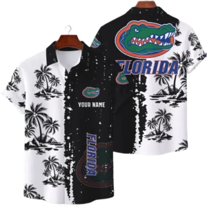 Florida Gators Hawaiian Shirt Premium Lightweight Waffle Knit Customize Name