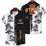 Iowa State Cyclones Hawaiian Shirt Premium Lightweight Waffle Knit Customize Name