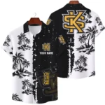 Kennesaw State Owls Hawaiian Shirt Premium Lightweight Waffle Knit Customize Name
