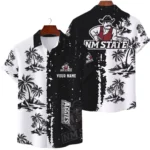 New Mexico State Aggies Hawaiian Shirt Waffle Knit Material Options 2027 Personalize Name
