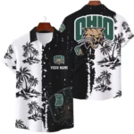 Ohio Bobcats Hawaiian Shirt Waffle Knit Material Options 2027 Personalize Name