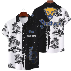Pittsburgh Panthers Hawaiian Shirt Waffle Knit Material Options 2027 Personalize Name