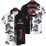 South Carolina Gamecocks Hawaiian Shirt Waffle Knit Material Options 2027 Personalize Name