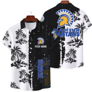 San Jose State Spartans Hawaiian Shirt Waffle Knit Material Options 2027 Personalize Name