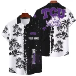 TCU Horned Frogs Hawaiian Shirt Waffle Knit Material Options 2027 Personalize Name