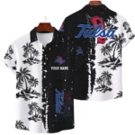 Tulsa Golden Hurricane Hawaiian Shirt Waffle Knit Material Options 2027 Personalize Name