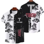 Troy Trojans Hawaiian Shirt Waffle Knit Material Options 2027 Personalize Name