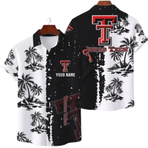 Texas Tech Red Raiders Hawaiian Shirt Waffle Knit Material Options 2027 Personalize Name