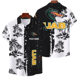 UAB Blazers Hawaiian Shirt Waffle Knit Material Options 2027 Personalize Name