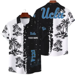 UCLA Bruins Hawaiian Shirt Waffle Knit Material Options 2027 Personalize Name
