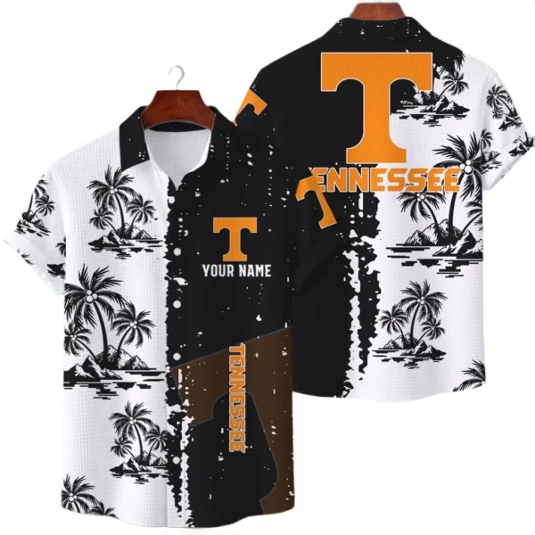 Tennessee Volunteers Hawaiian Shirt Waffle Knit Material Options 2027 Personalize Name