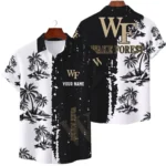 Wake Forest Demon Deacons Hawaiian Shirt Waffle Knit Material Options 2027 Personalize Name
