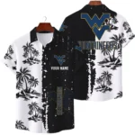 West Virginia Mountaineers Hawaiian Shirt Waffle Knit Material Options 2027 Personalize Name