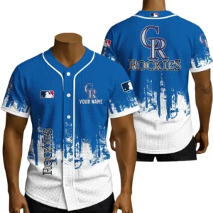 Colorado Rockies Baseball Jersey Waffle Knit Premium Lightweight Breathable 2027 Personalize Name
