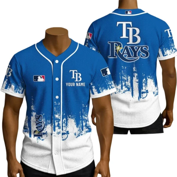 Tampa Bay Rays Baseball Jersey Waffle Knit Premium Lightweight Breathable 2027 Personalize Name