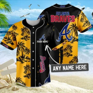 Atlanta Braves Baseball Jersey Personalize Name New Limited
