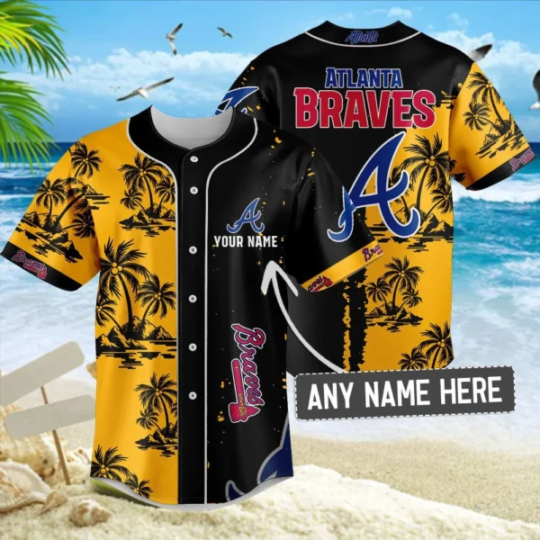 Atlanta Braves Baseball Jersey Personalize Name New Limited