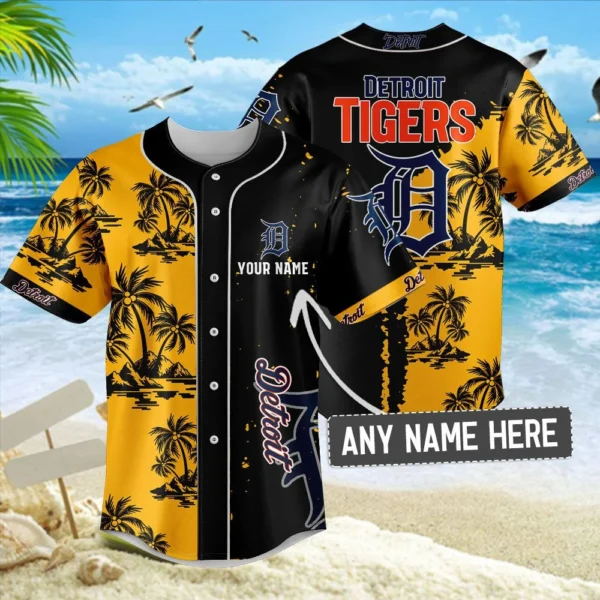 Detroit Tigers Baseball Jersey Personalize Name New Limited