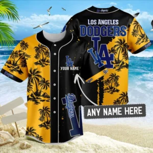 Los Angeles Dodgers Baseball Jersey Personalize Name New Limited