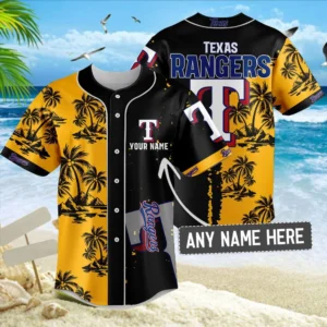 Texas Rangers Baseball Jersey Personalize Name New Limited