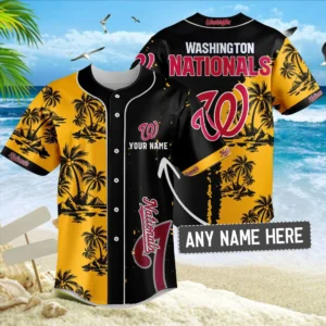 Washington Nationals Baseball Jersey Personalize Name New Limited