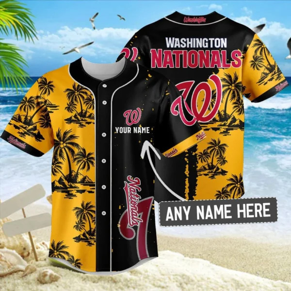 Washington Nationals Baseball Jersey Personalize Name New Limited