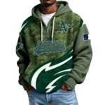 Athletics Men's Waffle Knit Hoodie Quarter Zip New 2026 Limited
