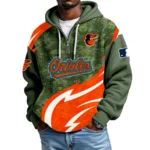 Baltimore Orioles Men's Waffle Knit Hoodie Quarter Zip New 2026 Limited