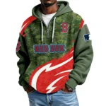 Boston Red Sox Men's Waffle Knit Hoodie Quarter Zip New 2026 Limited