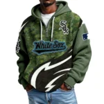 Chicago White Sox Men's Waffle Knit Hoodie Quarter Zip New Design 2026