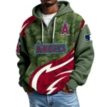 Los Angeles Angels Men's Waffle Knit Hoodie Quarter Zip New 2026 Limited