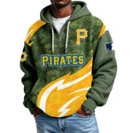 Pittsburgh Pirates Men's Waffle Knit Hoodie Quarter Zip New 2026 Limited