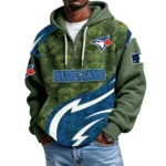 Toronto Blue Jays Men's Waffle Knit Hoodie Quarter Zip New 2026 Limited