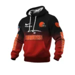 Cleveland Browns Pullover Hoodie Men’s Waffle Knit Limited Personalize Name